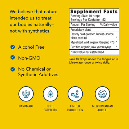 Aceite De Semilla Negra Micelizado Sublingual 60 Ml Apoyo Inmunologico Y Digestivo