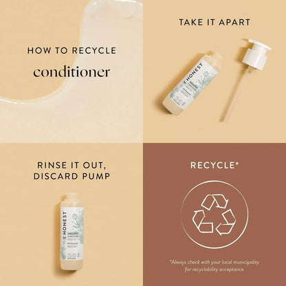 Acondicionador De Lavanda Calmante The Honest Company Cabello Suave Y Nutrido