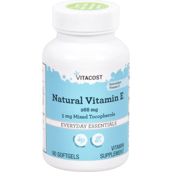 Vitamina E Natural 268 Mg 90 Capsulas Blandas Antioxidantes