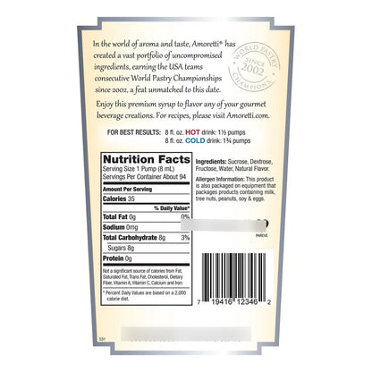 Jarabe Premium Cereza Marrasquino 750ml Sabores Naturales Postres Bebidas