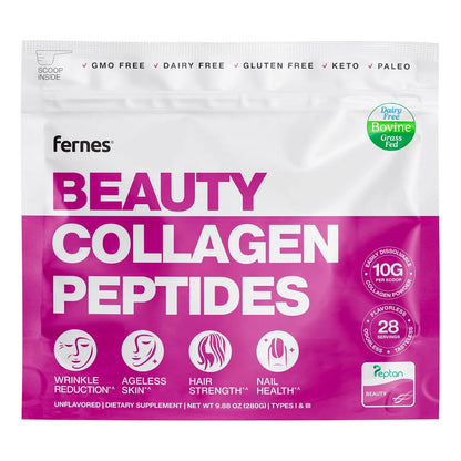 Péptidos De Colágeno Hidrolizados En Polvo Piel Joven Cabello Fuerte Uñas Resistentes