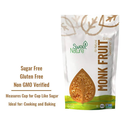 Edulcorante De Fruta De Monje Sin Omg 450g Sin Gluten Ecológico