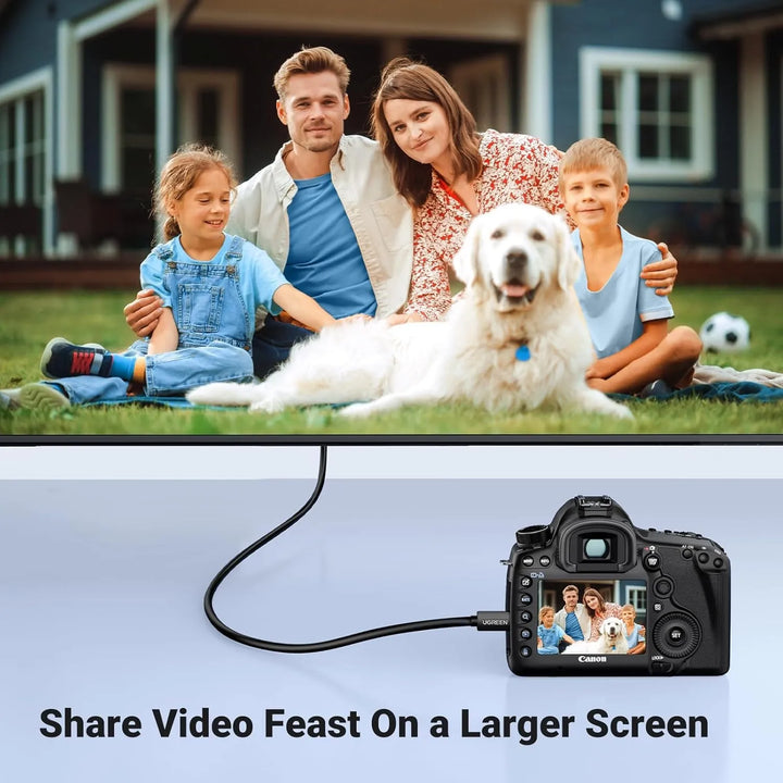 Cable Ugreen Micro Hdmi A Hdmi 4k 60hz 10ft Adaptador Video - Imagen 3