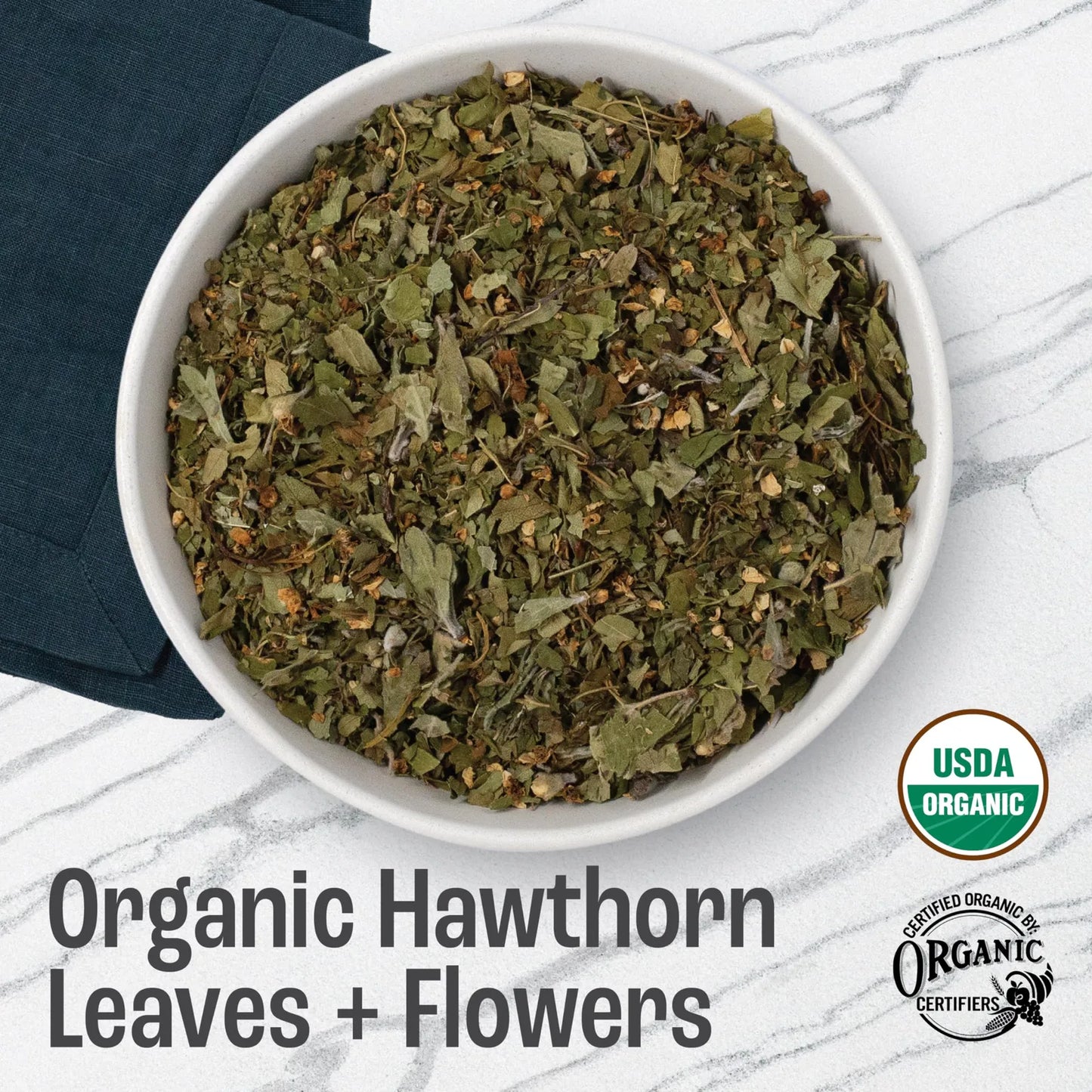 Hoja Y Flor De Espino Orgánico 450g Infusión Premium Certificado USDA