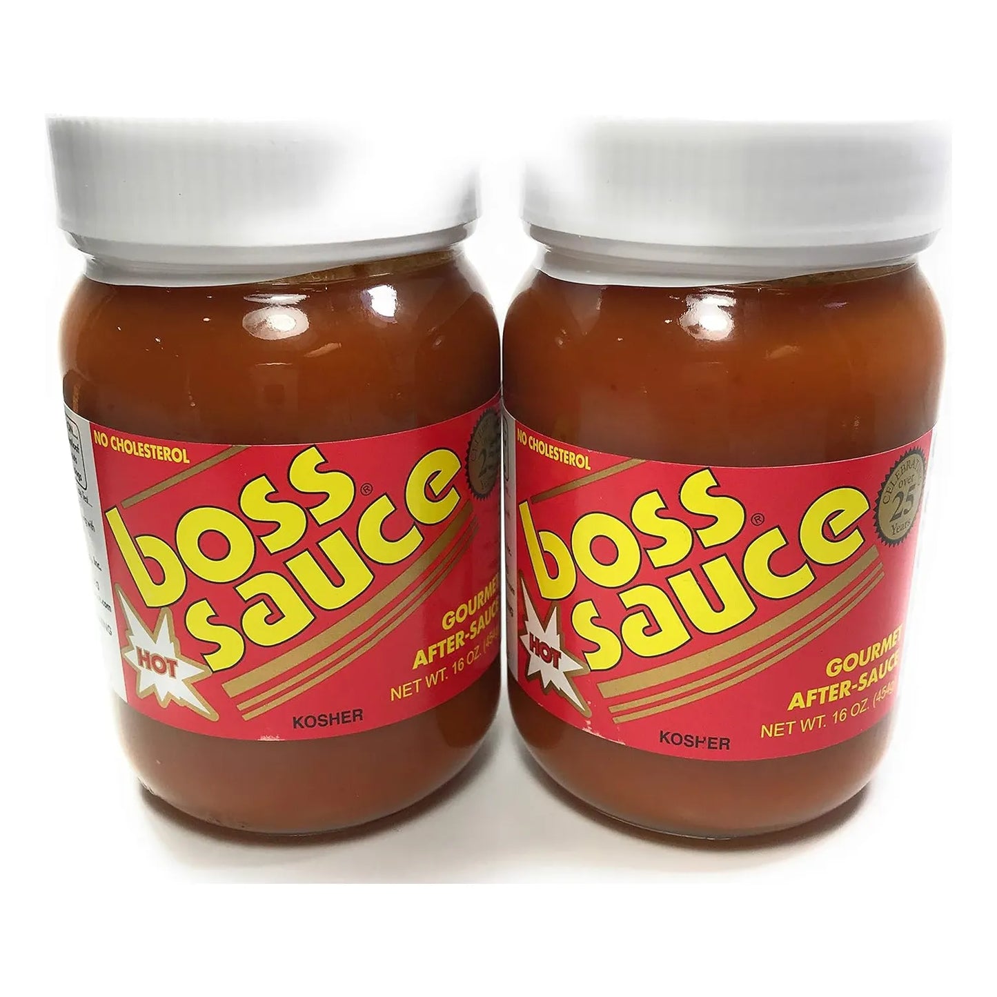 Salsa Picante Gourmet Boss Sauce HOT Pack X2 473ml Natural Sin Gluten Y Vegana