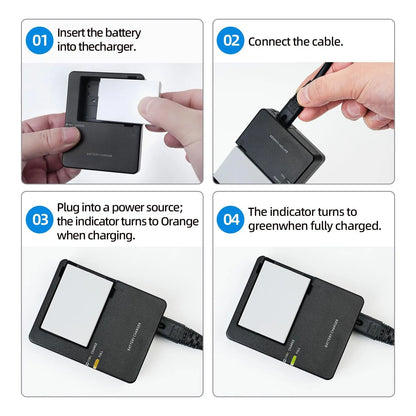 Cargador LP-E8 Compatible Canon EOS Rebel T2i T3i T4i T5i 550D 600D 650D 700D Con Protección Avanzada
