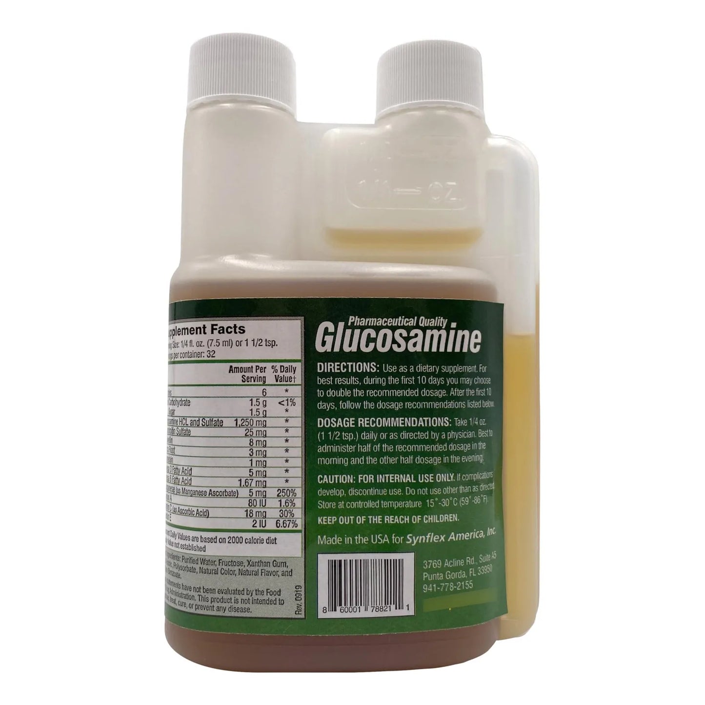Fórmula Líquida Glucosamina Condroitina Vitaminas Suplemento Articulaciones