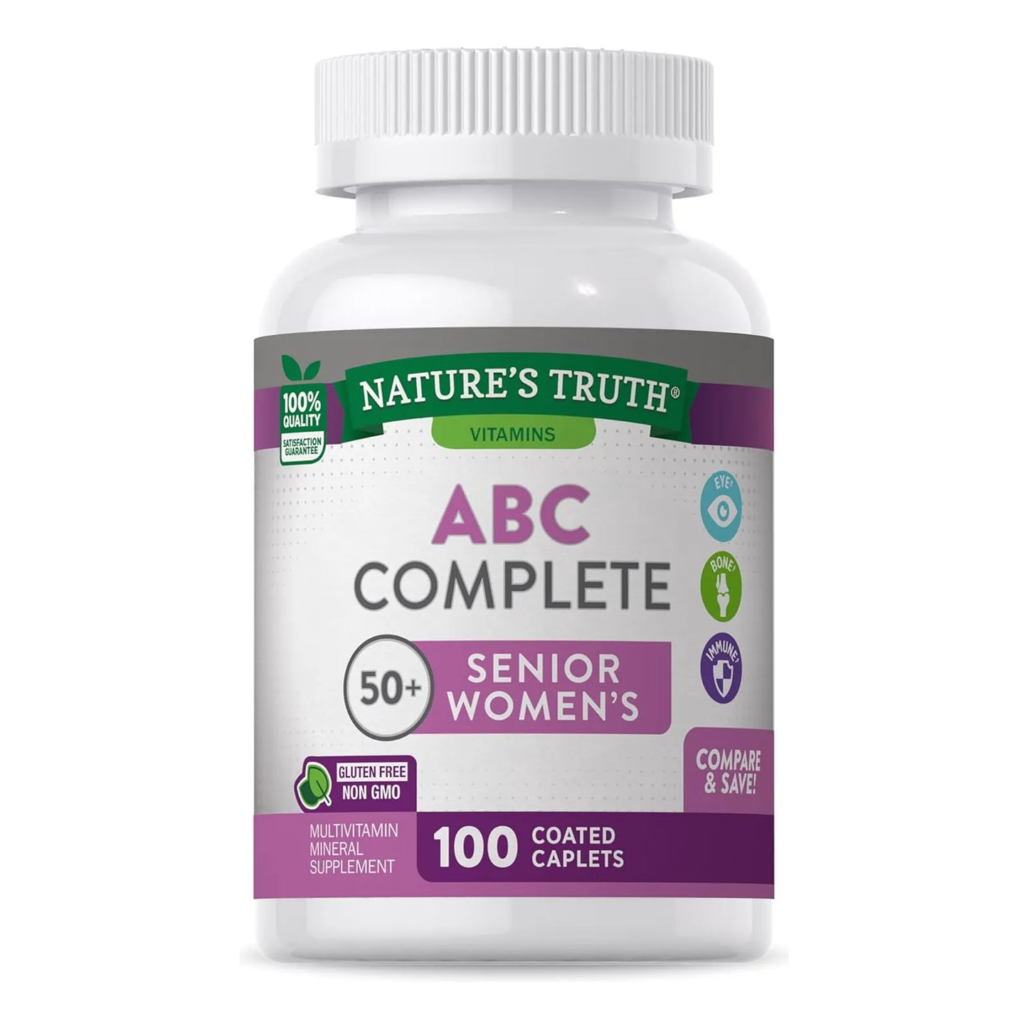 Multivitamínico Completo Para Mujeres Mayores De 50 Años Nature's Truth 100 Cápsulas