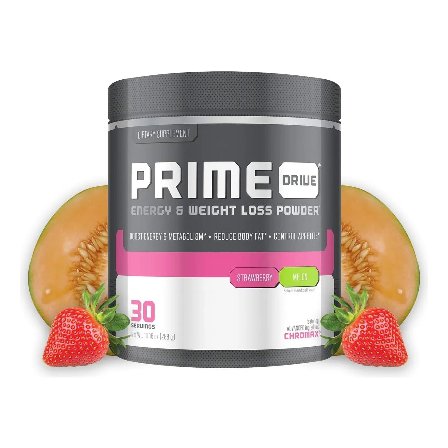 Prime Drive Energy Bebida Energética En Polvo Melón Fresa Preentrenamiento 10.2 Onzas