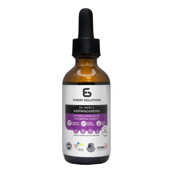 Extracto De Ashwagandha En Gotas Dr Emerys Para Relajación Y Claridad Mental