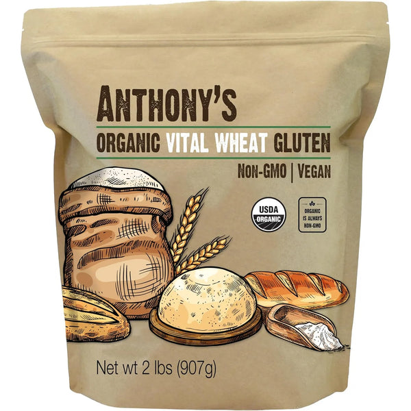 Harina De Trigo Orgánico Vital Alto En Proteínas 900g Ideal Para Dietas Keto Y Veganas