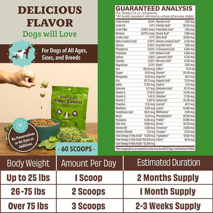 Mezcla Natural De Verduras Para Perros Fortalecedora De Inmunidad Y Digestión 8 Oz