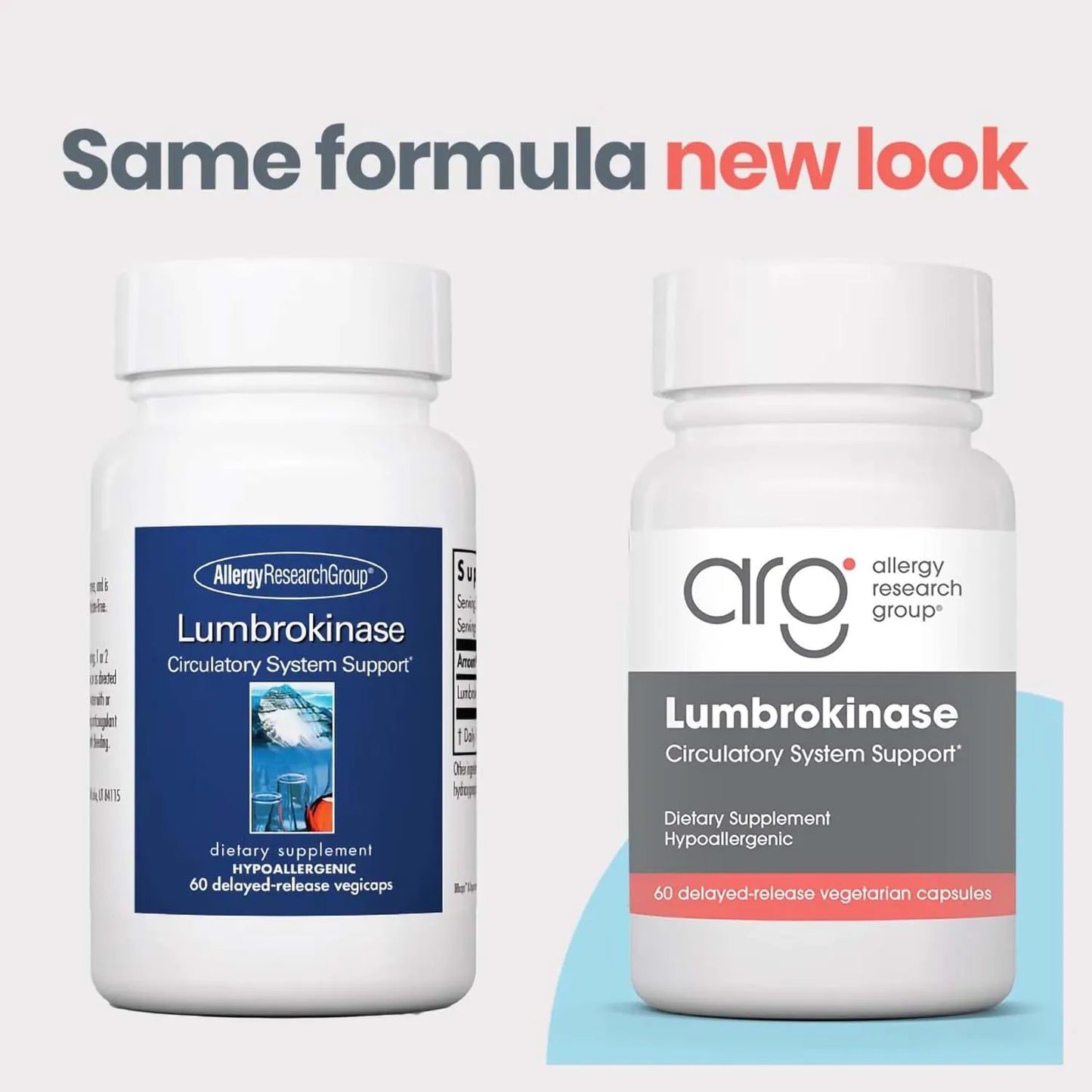 Lumbroquinasa 60 Caps Soporte Circulatorio Allergy Research Group Envio Gratis