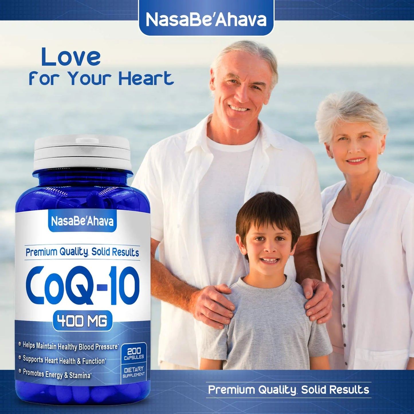 Capsulas Coenzima Q10 400 Mg Ubiquinona Antioxidante Corazon Piel Energia