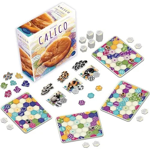 Juego De Mesa Calico Aeg Estrategia Creatividad Y Gatos Divertidos