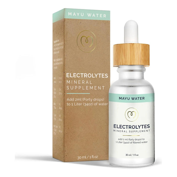 Gotas De Agua Con Electrolitos Minerales Naturales Hidratacion Rapida Y Pura