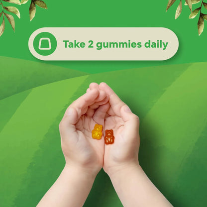 Gomitas Multivitamínicas Para Niños Con Vitaminas A C D3 E B Zinc Sin Gluten