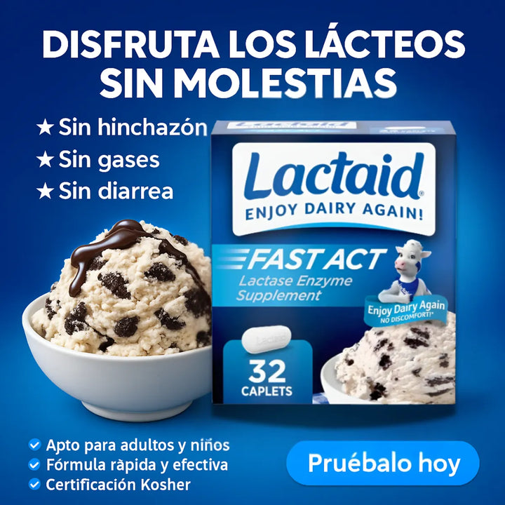Lactaid Intolerantes Lactosa Masticable Rapida Accion 32 Und - Imagen 2