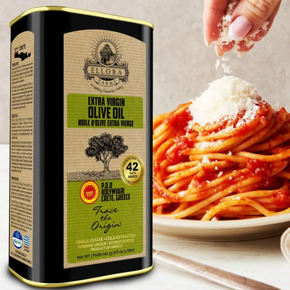 Aceite De Oliva Virgen Extra Primera Extracción Fría Ellora Farms DOP Grecia