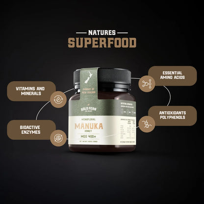 Miel De Manuka Cruda Nueva Zelanda Monofloral 250 G Mgo 400