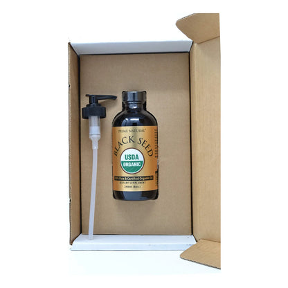 Aceite De Semilla Negra Orgánico 237ml Alto En Timo Prensado En Frío USDA