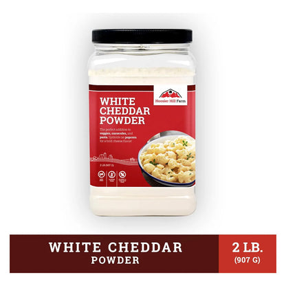 Queso Cheddar Blanco En Polvo Hoosier Hill Farm 2 Libras Sabor Intenso Y Versatil