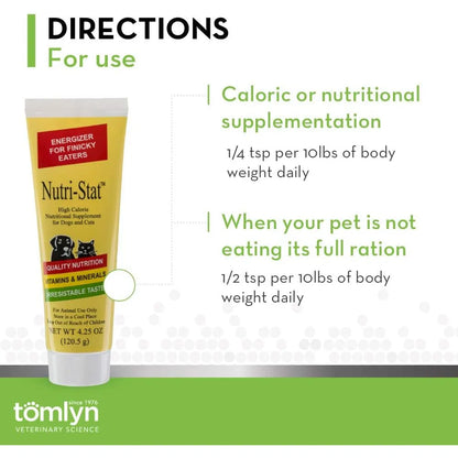 Nutri Stat Gel Nutricional Sabor Maltino Para Perros Y Gatos 120 G Alto En Calorias
