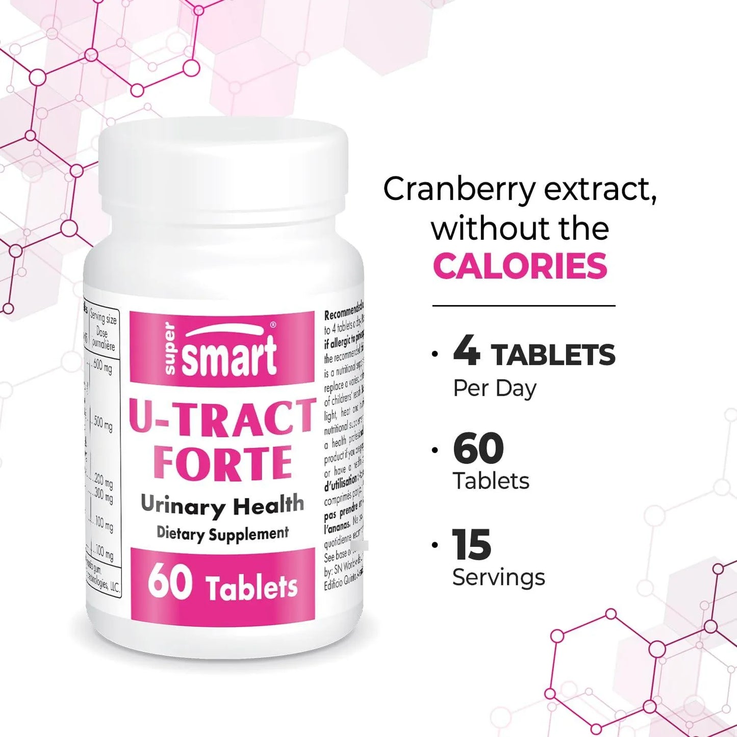 U Tract Forte D Manosa Bromelina 60 Tabletas Salud Urinaria