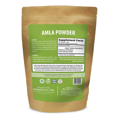 Polvo De Amla Phyllanthus Emblica 230g Rico En Vitamina C Antioxidantes Vegano