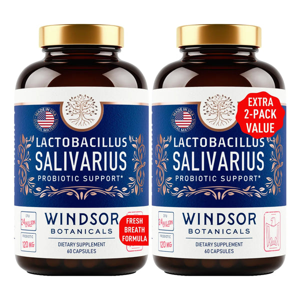 Cápsulas Probióticas Lactobacillus Salivarius Para Salud Bucal E Inmunológica 24 Bn Ufc