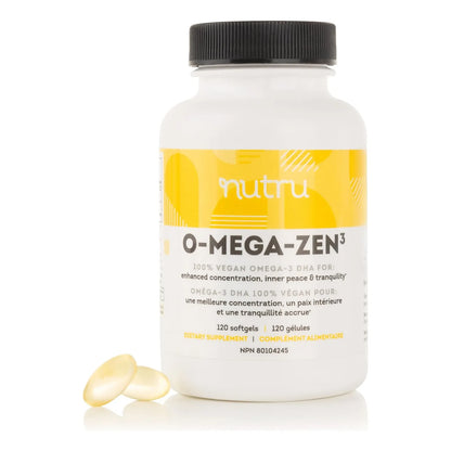 Omega 3 DHA 400 Mg Cápsulas Blandas De Algas Premium 120 Unidades NuTru