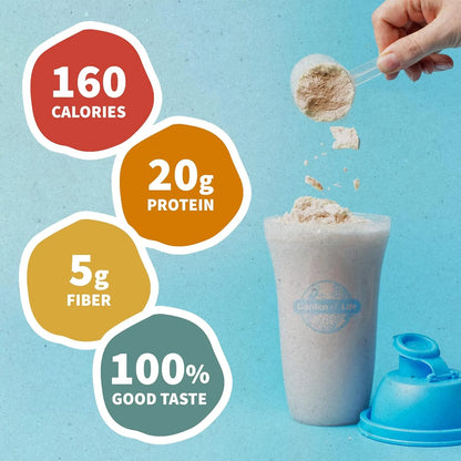 Proteína Cremosa De Vainilla En Polvo 20g Vegana Orgánica Con Probióticos