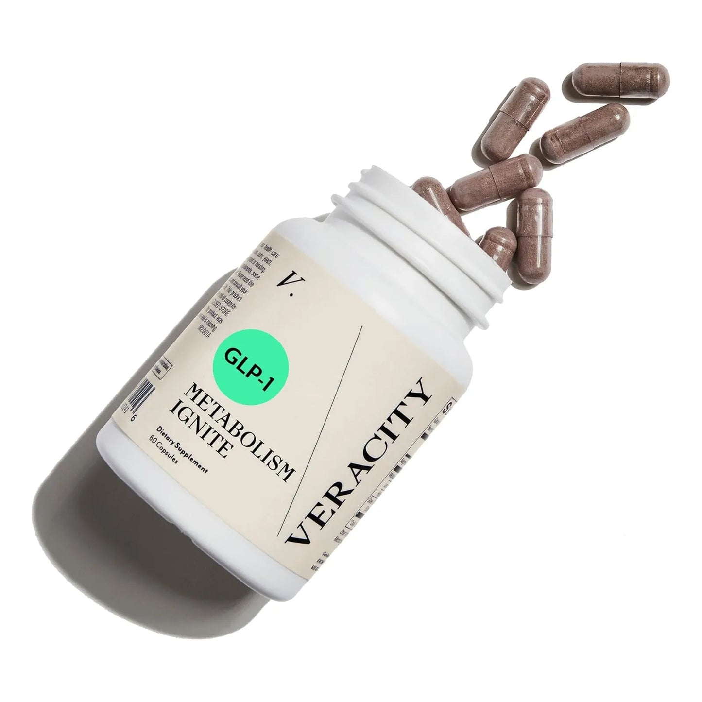 Veracity Metabolism Ignite Suplemento Natural GLP 1 Controla Hambre Quema Grasa