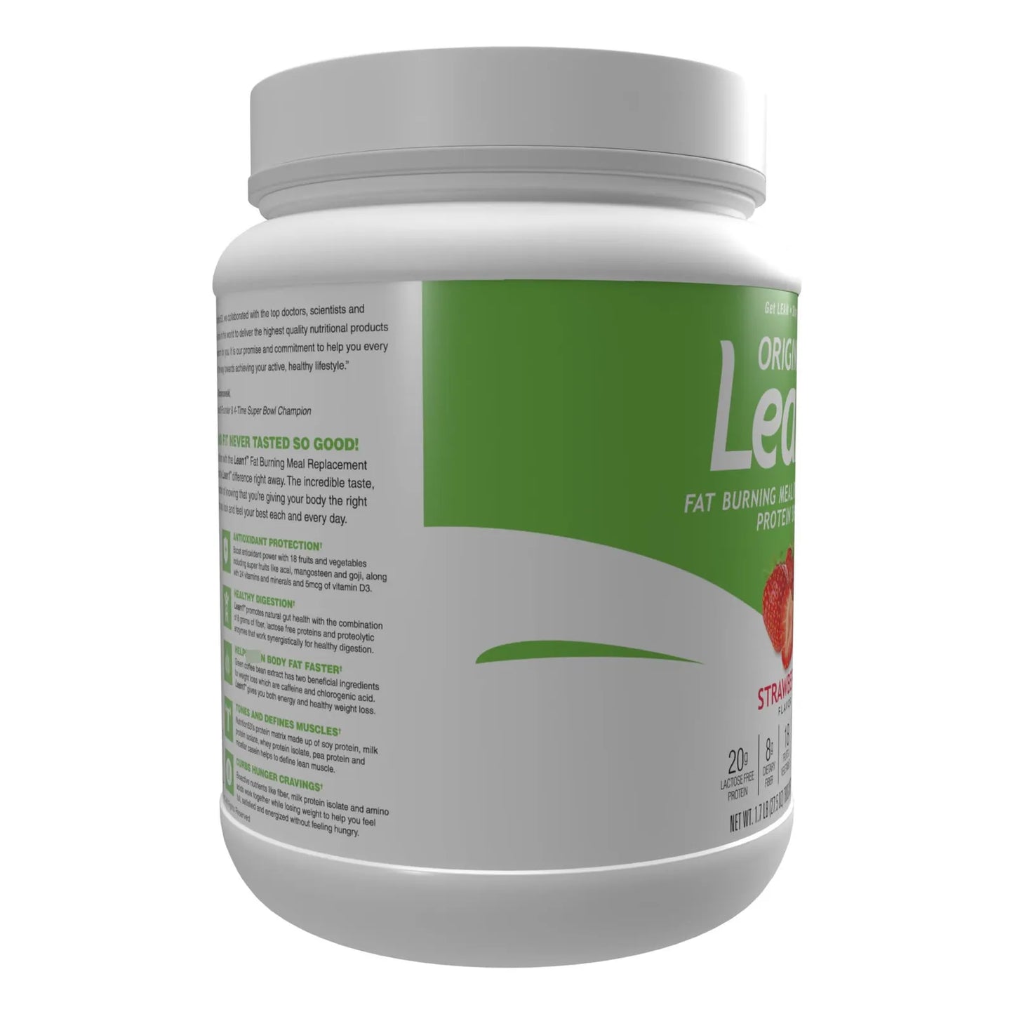 Suplemento Nutrition 53 Reemplazo De Comida Quema Grasas Sabor Fresa 1kg