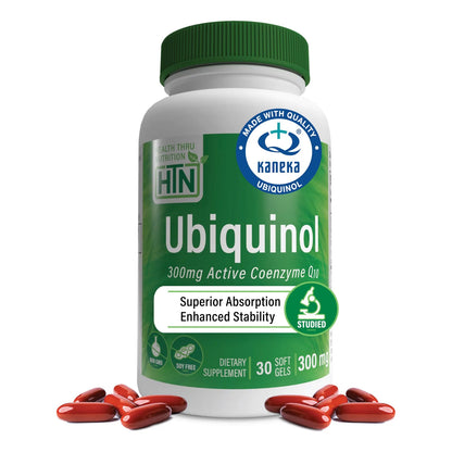 Ubiquinol 300 Mg 30 Capsulas Blandas Kaneka Qh Coq10 Estabilizado