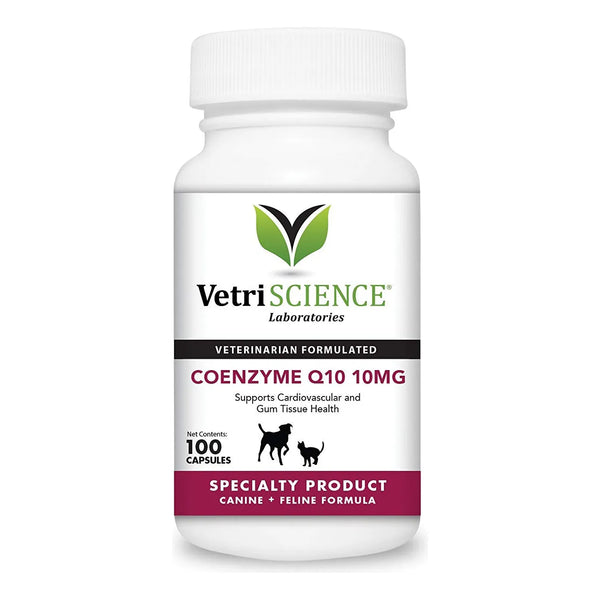 Coenzima Q10 10mg 100 Capsulas Antioxidantes Para Perros Y Gatos