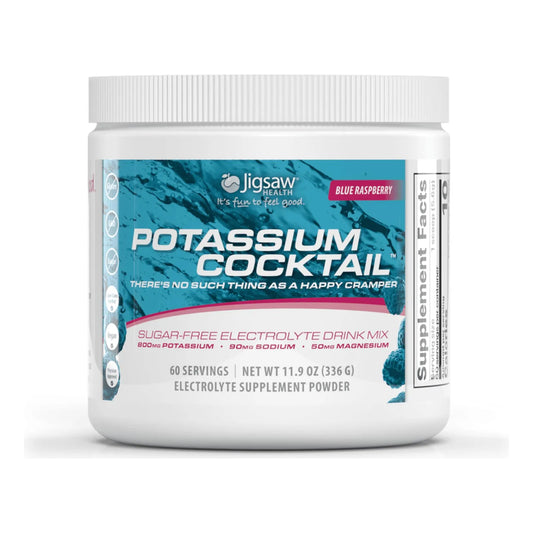 Cóctel De Potasio Sabor Frambuesa Azul 60 Porciones Jigsaw Health Suplemento Electrolitos