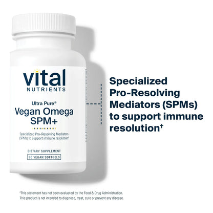 Ultra Pure Vegan Omega SPM Suplemento Vegano Para Articulaciones Y Salud Cerebral
