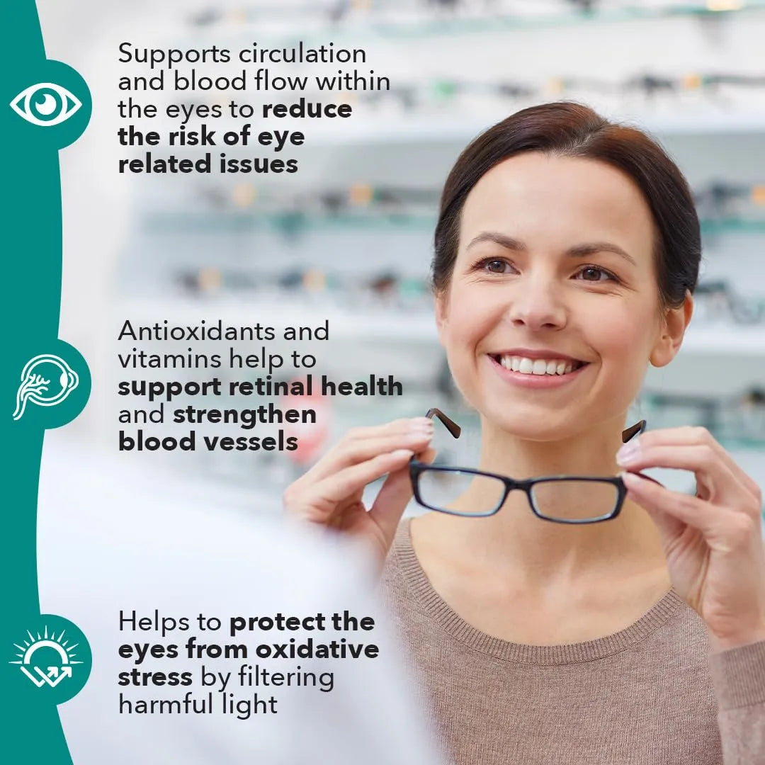 VisibiliT Eye Complejo Ocular Con Antioxidantes 60 Capsulas Mejora Vision Nocturna Y Alivia Fatiga