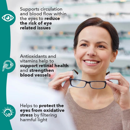 VisibiliT Eye Complejo Ocular Con Antioxidantes 60 Capsulas Mejora Vision Nocturna Y Alivia Fatiga
