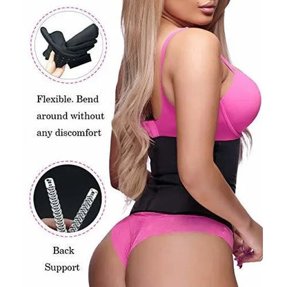 Faja Cintura Con Clip Y Cremallera Body Shaper Moldea Tu Figura Y Alivia Dolor De Espalda