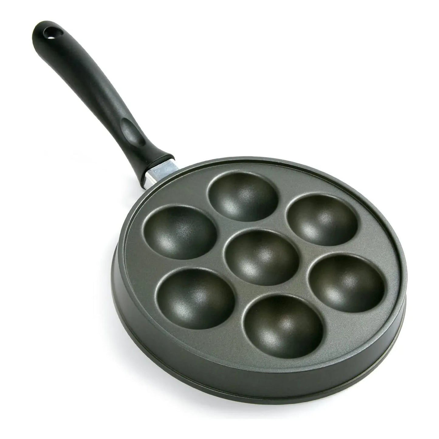 Molde Norpro Para Aebleskiver Panqueques Rellenos Antiadherente 7 Cavidades