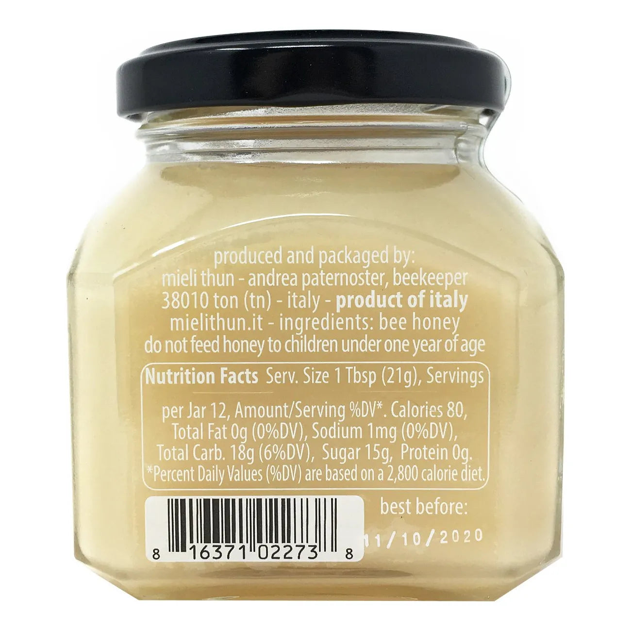 Miel Natural De Madreselva Francesa Italiana 250g Dulzor Gourmet Y Pureza