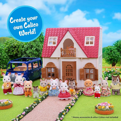 Calico Critters Abuelos Conejo Hopscotch Muñecos Articulados 2 Pcs Suaves Y Vestibles