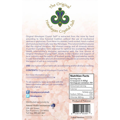 Cristal De Sal Del Himalaya Granulada Fina Para Cocinar Y Salud