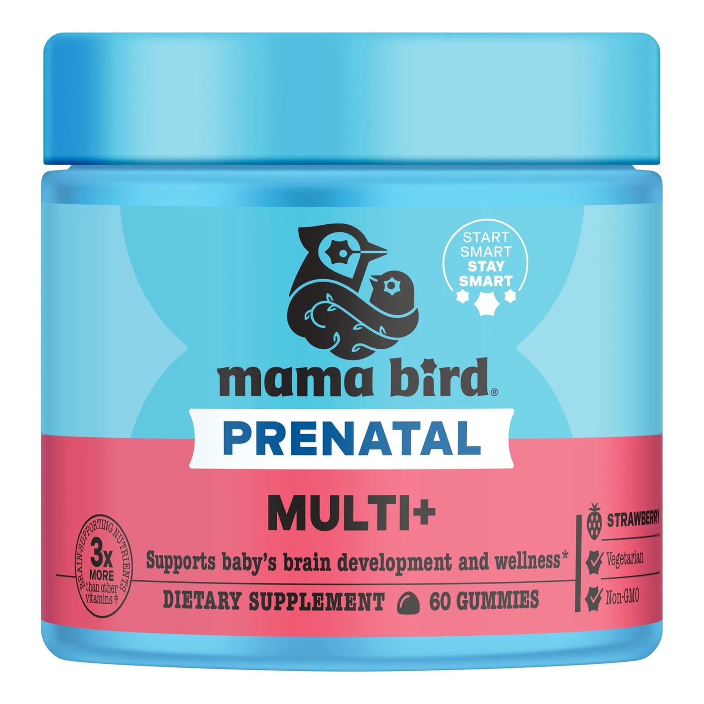 Gomitas Prenatales Sabor Fresa Multivitamínico Para Mujer Desarrollo Neurológico Y Energía