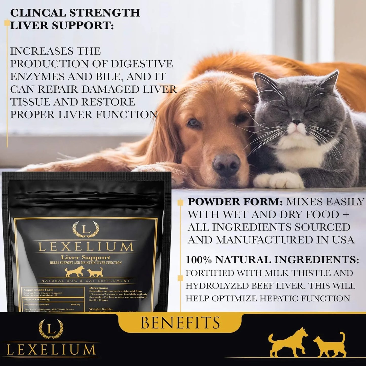 Suplemento Hepatico Para Mascotas Con Cardo Mariano Desintoxica Y Regenera