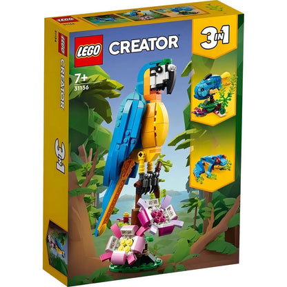Lego Creator 3en1 Loro Exótico 31136 Set De Construcción 253 Piezas
