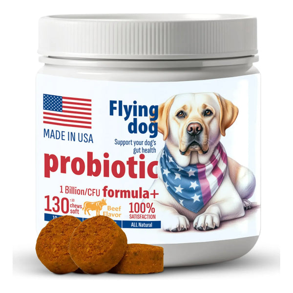 Probióticos Masticables Para Perros 130 Unidades Salud Digestiva E Inmunidad