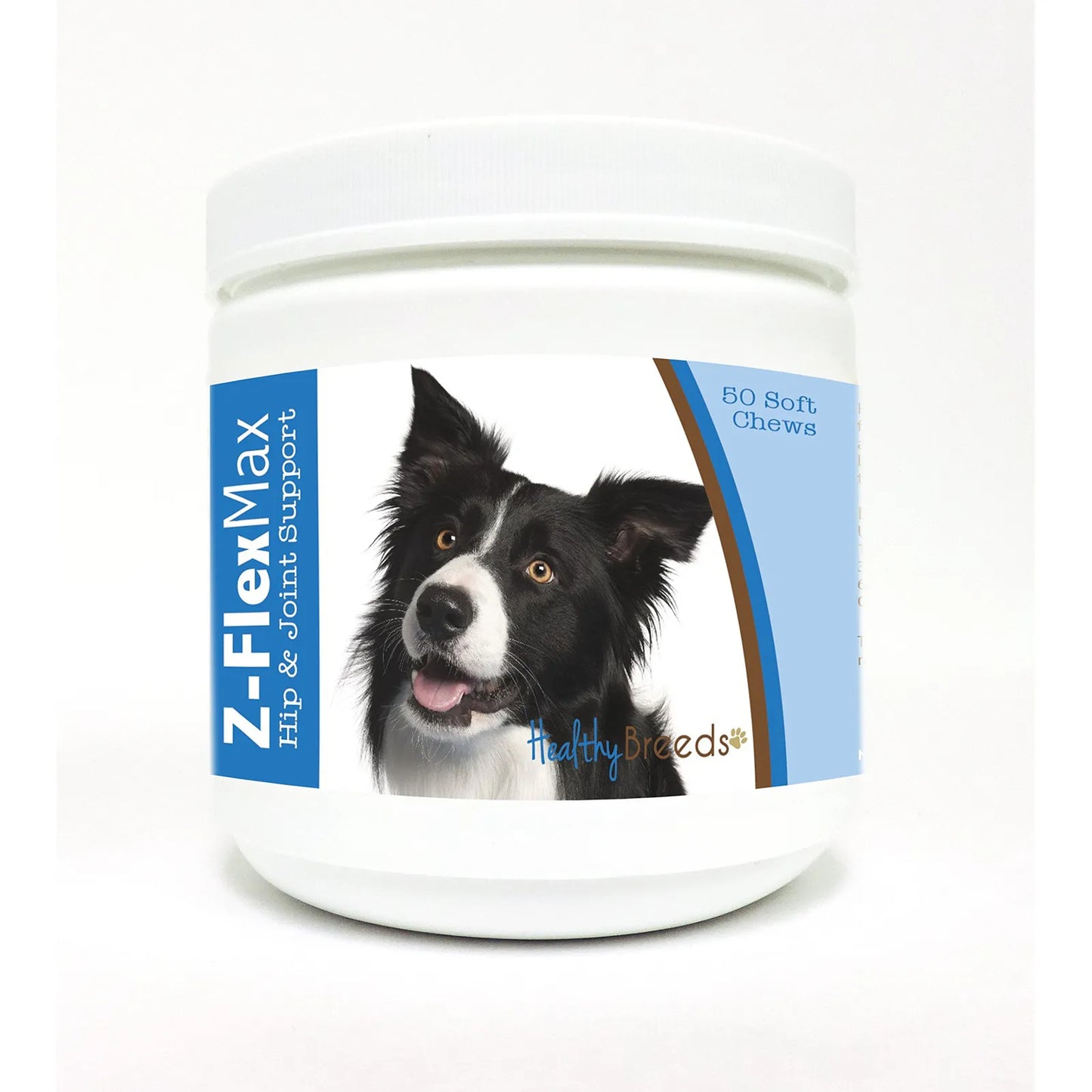 Masticables Suaves Para Cadera Y Articulaciones Border Collie Z-Flex Max 50 Unidades